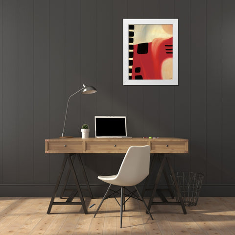 Circus I White Modern Wood Framed Art Print by Clouden, Jo
