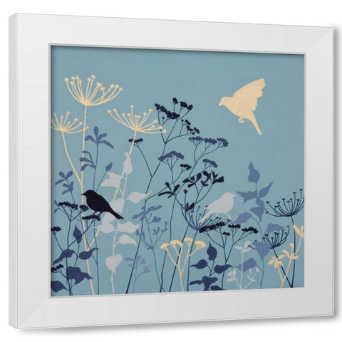 Taking Flight I White Modern Wood Framed Art Print by Charlotte, Joanna