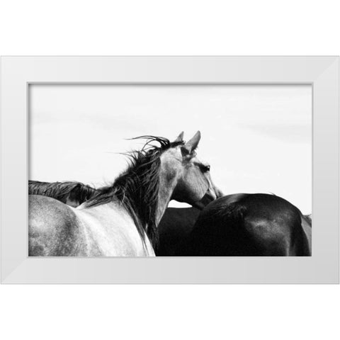 Wild Whispers I White Modern Wood Framed Art Print by Corpeny, Peggy