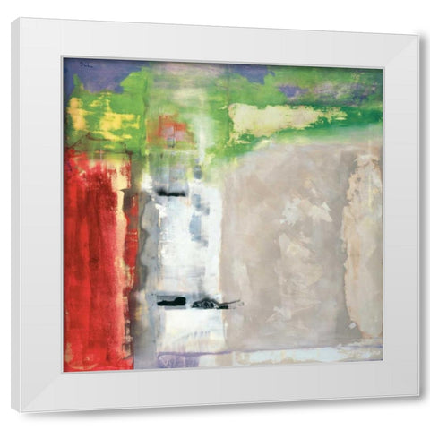 Suspense White Modern Wood Framed Art Print by Darbra, Miquel