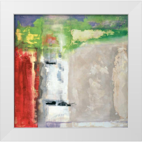Suspense White Modern Wood Framed Art Print by Darbra, Miquel
