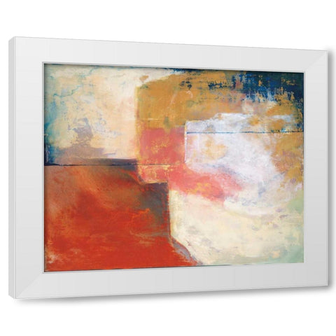 Subtlety White Modern Wood Framed Art Print by Darbra, Miquel