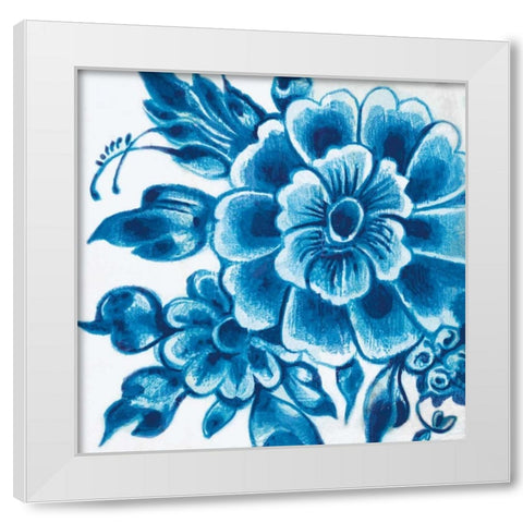 Delft Design II White Modern Wood Framed Art Print by Damen, Sue