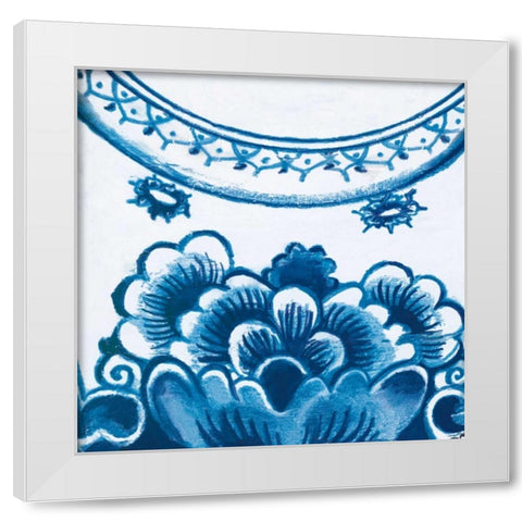 Delft Design III White Modern Wood Framed Art Print by Damen, Sue