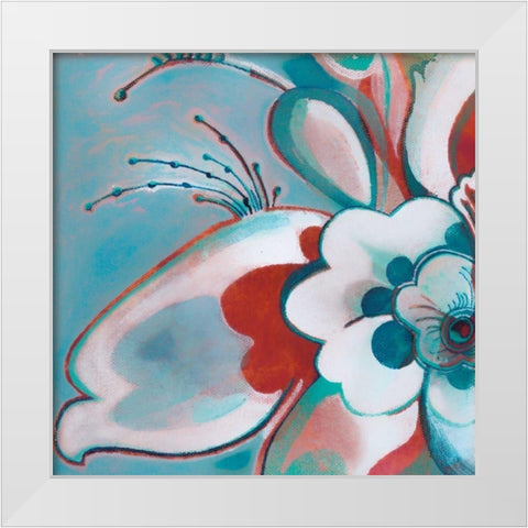 Beyond White Modern Wood Framed Art Print by Damen, Sue