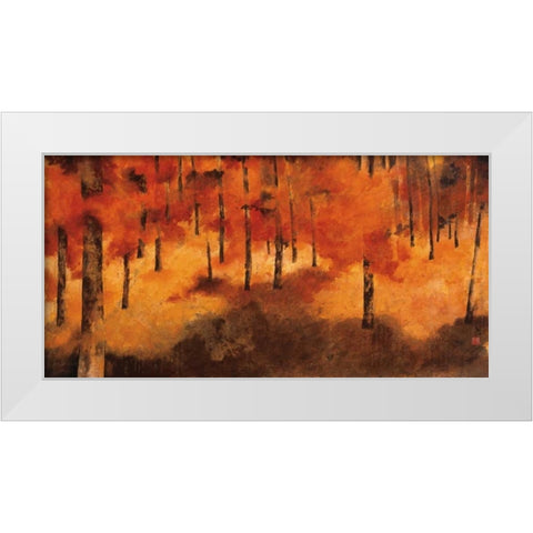 Ive Been Here Many Times Before White Modern Wood Framed Art Print by Ferrari, Claudia