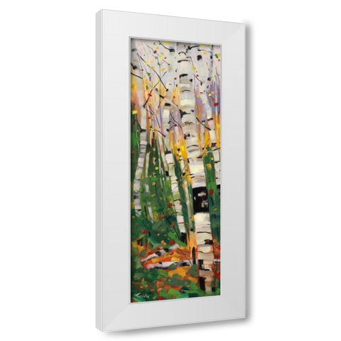 Tango White Modern Wood Framed Art Print by Forsythe, Graham