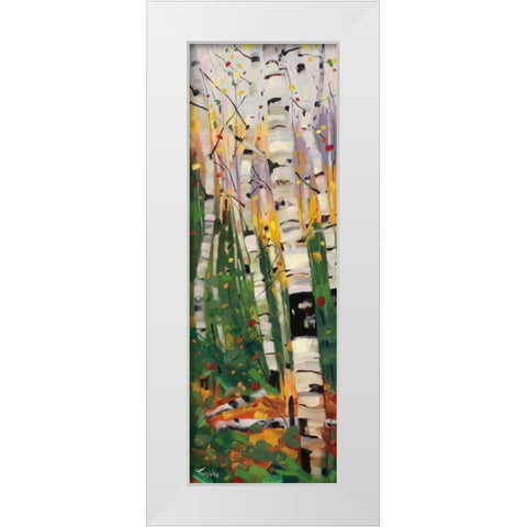 Tango White Modern Wood Framed Art Print by Forsythe, Graham