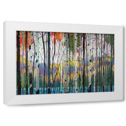 Lone Ranger White Modern Wood Framed Art Print by Forsythe, Graham
