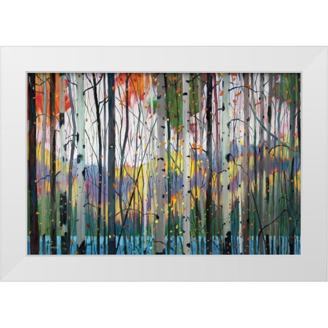 Lone Ranger White Modern Wood Framed Art Print by Forsythe, Graham