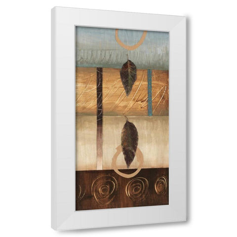 Free Fall II White Modern Wood Framed Art Print by Fields, Laurie