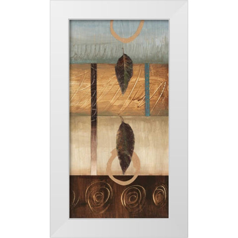 Free Fall II White Modern Wood Framed Art Print by Fields, Laurie