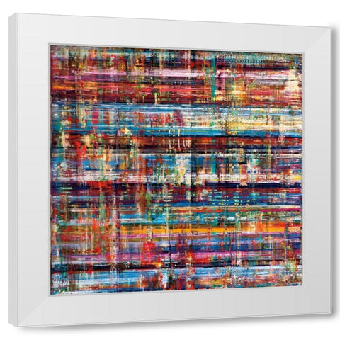 Windthread I White Modern Wood Framed Art Print by Gutierrez, Hilario