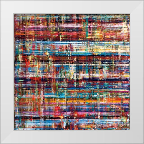 Windthread I White Modern Wood Framed Art Print by Gutierrez, Hilario