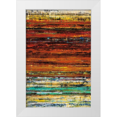 The Fields White Modern Wood Framed Art Print by Gutierrez, Hilario