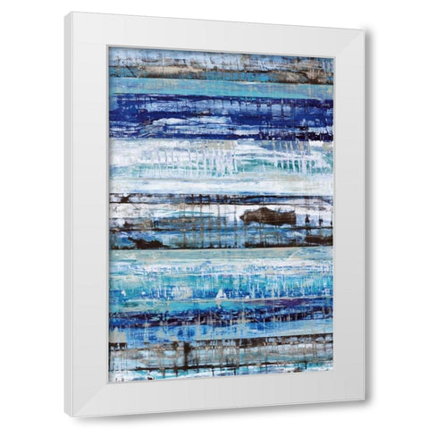 Cloud Rush White Modern Wood Framed Art Print by Gutierrez, Hilario