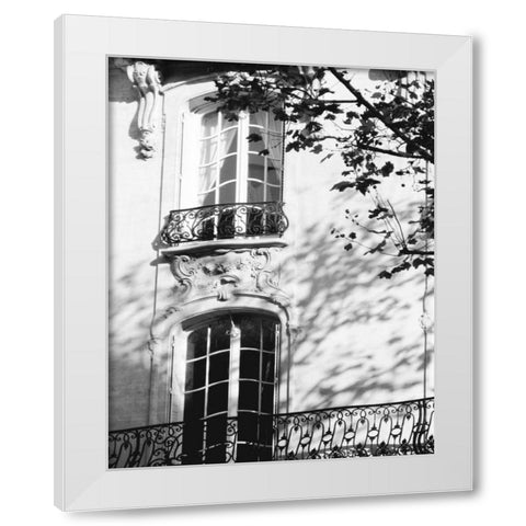 Autumn Shadows I White Modern Wood Framed Art Print by Gomis, J.