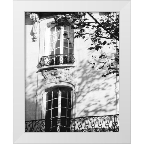 Autumn Shadows I White Modern Wood Framed Art Print by Gomis, J.