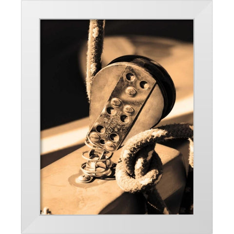 The Drasnin Nautical Series III White Modern Wood Framed Art Print by Gilboa, Marina Drasnin