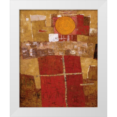 Awakening White Modern Wood Framed Art Print by Gojanovic, Zivana