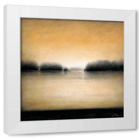 Landscape I White Modern Wood Framed Art Print by Hess, Gretchen