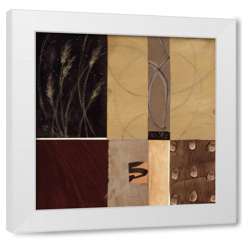 My Field II White Modern Wood Framed Art Print by Hess, Gretchen