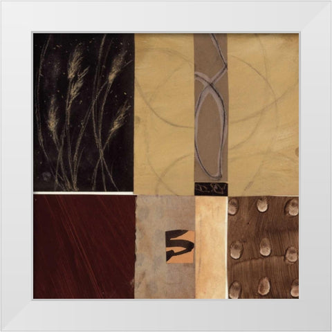 My Field II White Modern Wood Framed Art Print by Hess, Gretchen