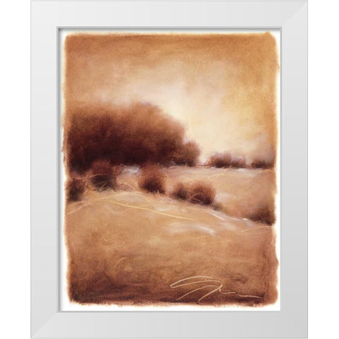 Hill Side IV White Modern Wood Framed Art Print by Hess, Gretchen