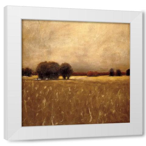 Ridge Field White Modern Wood Framed Art Print by Hess, Gretchen