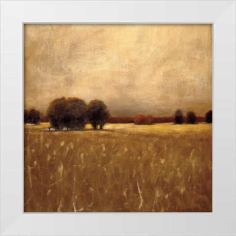 Ridge Field White Modern Wood Framed Art Print by Hess, Gretchen