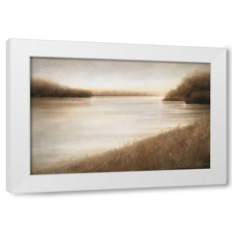 Lost Lagoon White Modern Wood Framed Art Print by Hess, Gretchen