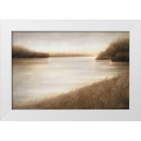 Lost Lagoon White Modern Wood Framed Art Print by Hess, Gretchen