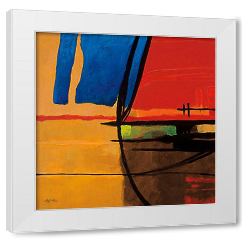Somber Season I White Modern Wood Framed Art Print by Hager, Geoff