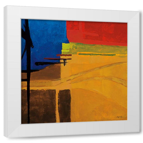 Somber Season II White Modern Wood Framed Art Print by Hager, Geoff