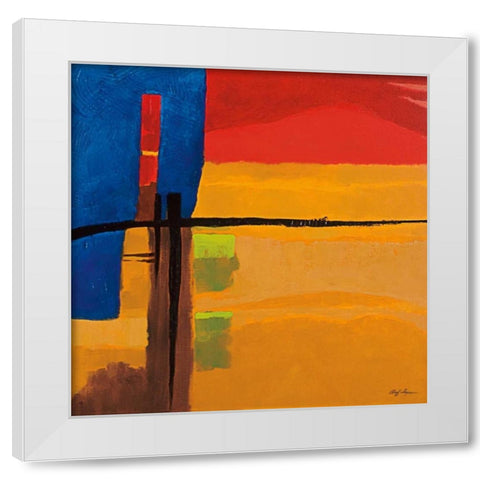 Somber Season III White Modern Wood Framed Art Print by Hager, Geoff
