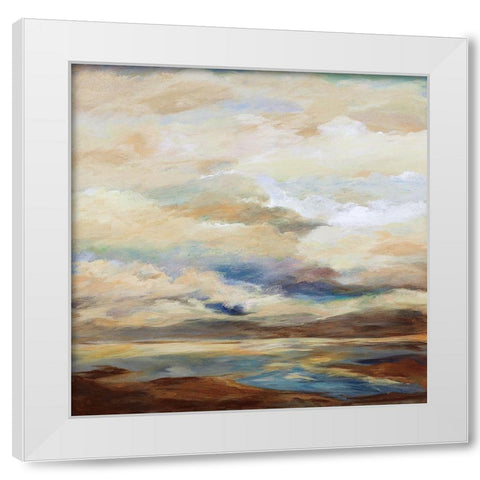 Recurring White Modern Wood Framed Art Print by Hickman, G.A.