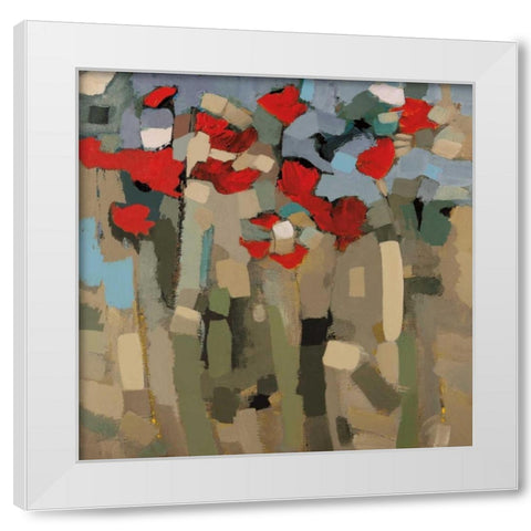Splash of Delight I White Modern Wood Framed Art Print by Harwood, Jennifer