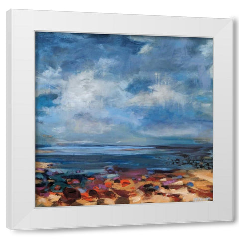 After the Storm White Modern Wood Framed Art Print by Harwood, Jennifer