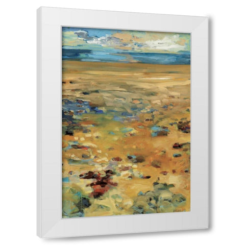 High Point of Summer White Modern Wood Framed Art Print by Harwood, Jennifer