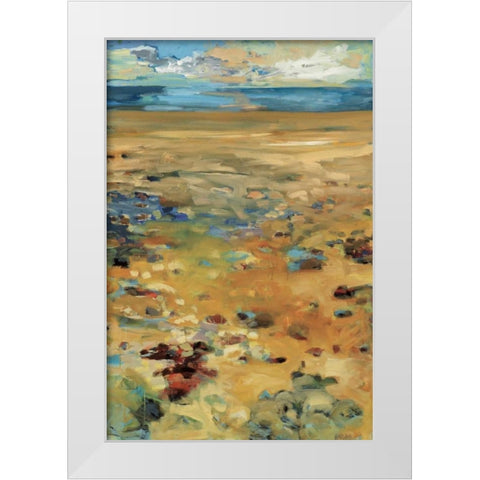 High Point of Summer White Modern Wood Framed Art Print by Harwood, Jennifer