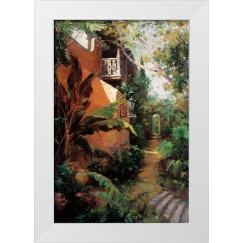 Camino Hermoso I White Modern Wood Framed Art Print by Hali