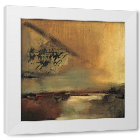 Remember White Modern Wood Framed Art Print by Jully, Denis