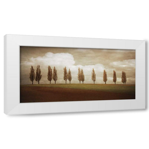 Before the Valley White Modern Wood Framed Art Print by Jacks, Heather