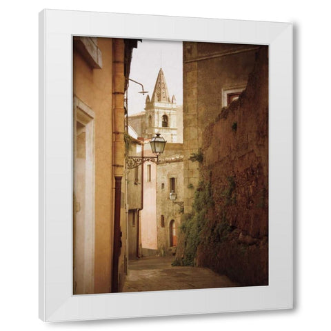 Forza DArgo Alleyway I White Modern Wood Framed Art Print by Jacks, Heather