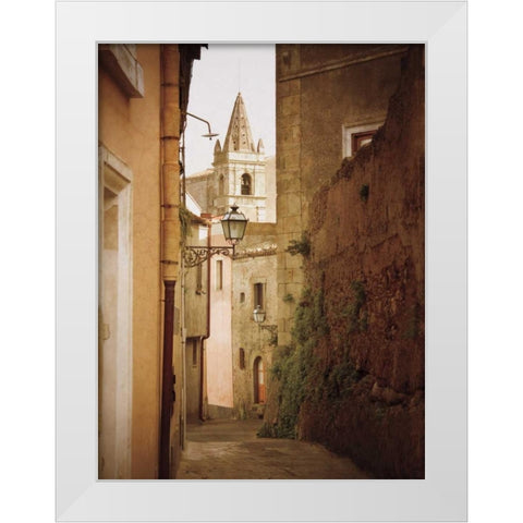 Forza DArgo Alleyway I White Modern Wood Framed Art Print by Jacks, Heather