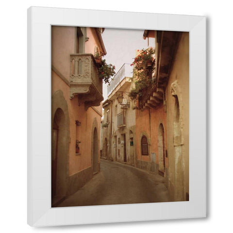 Forza DArgo Alleyway II White Modern Wood Framed Art Print by Jacks, Heather
