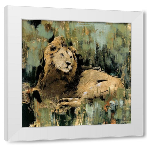 Heart of the Jungle II White Modern Wood Framed Art Print by Jardine, Liz