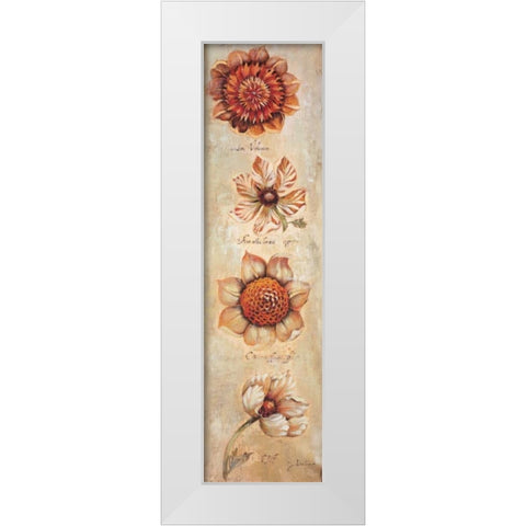 Tangerine Dream I White Modern Wood Framed Art Print by Jardine, Liz