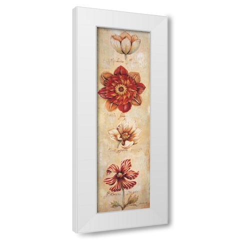 Tangerine Dream II White Modern Wood Framed Art Print by Jardine, Liz