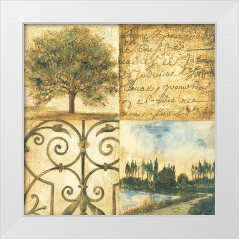 Letters from Home I White Modern Wood Framed Art Print by Jardine, Liz